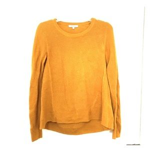 Dark golden yellow sweater from Madewell
